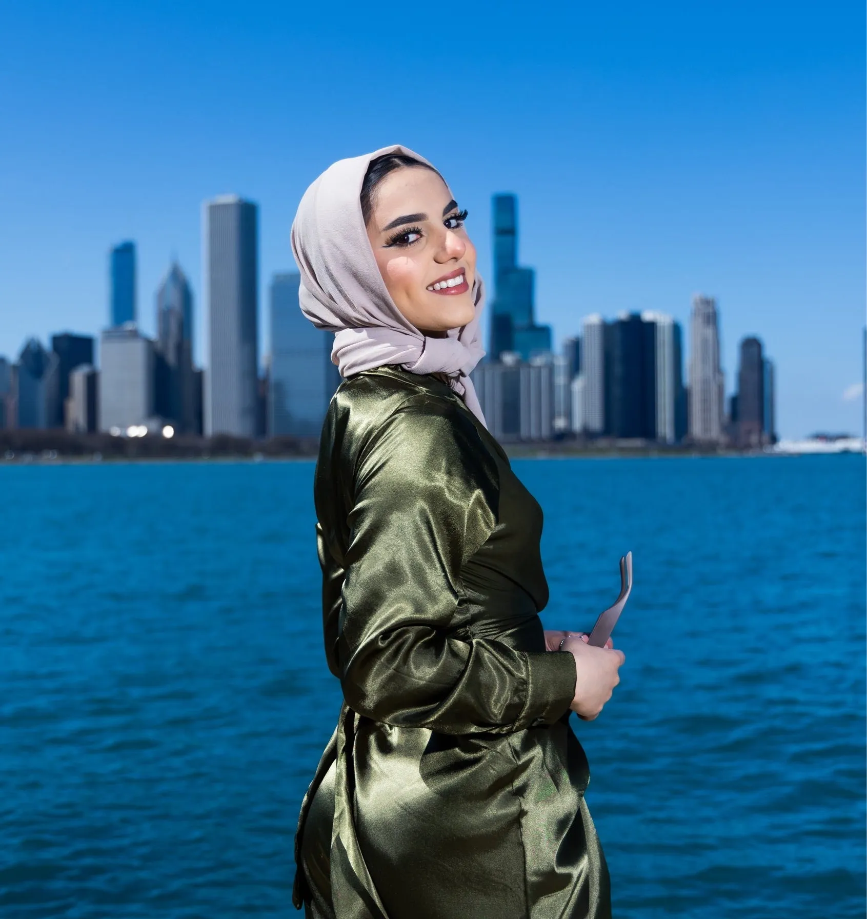 Raneem button up dress