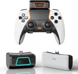 Rechargeable Battery Pack Compatible with PS5 Dualsense/Edge Controller,Play and Charge Kit for PlayStation 5 Controller,2000mAh with LED Indicator,USB Type-C Charging Cable
