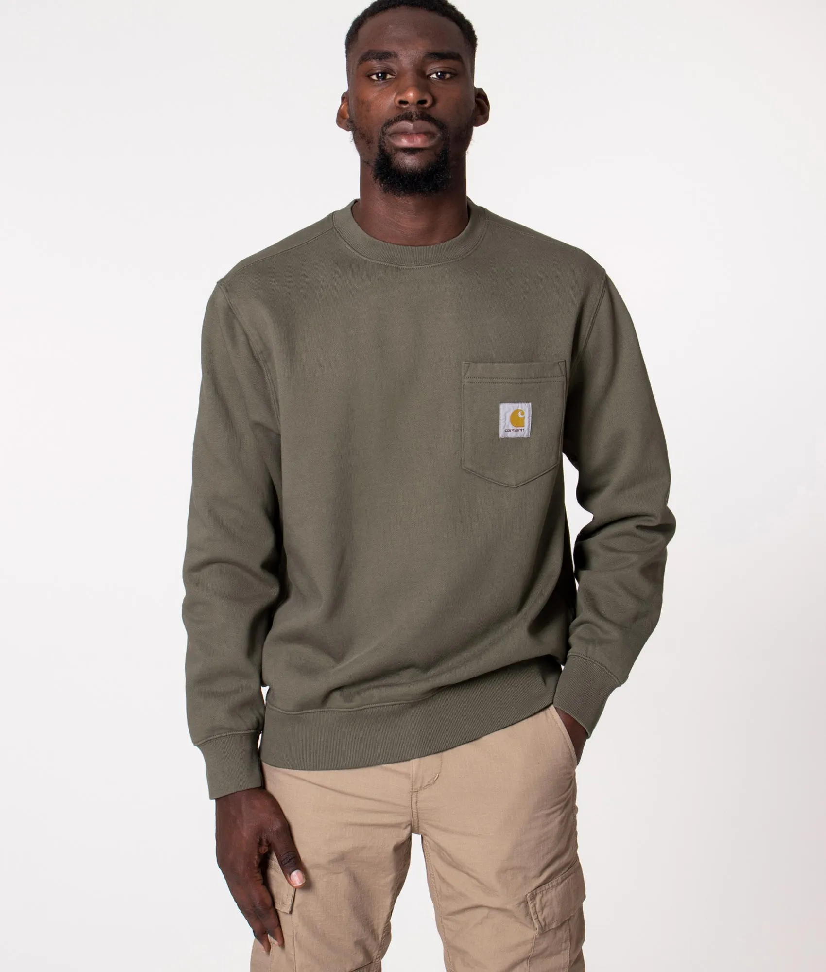 Relaxed Fit Pocket Sweatshirt