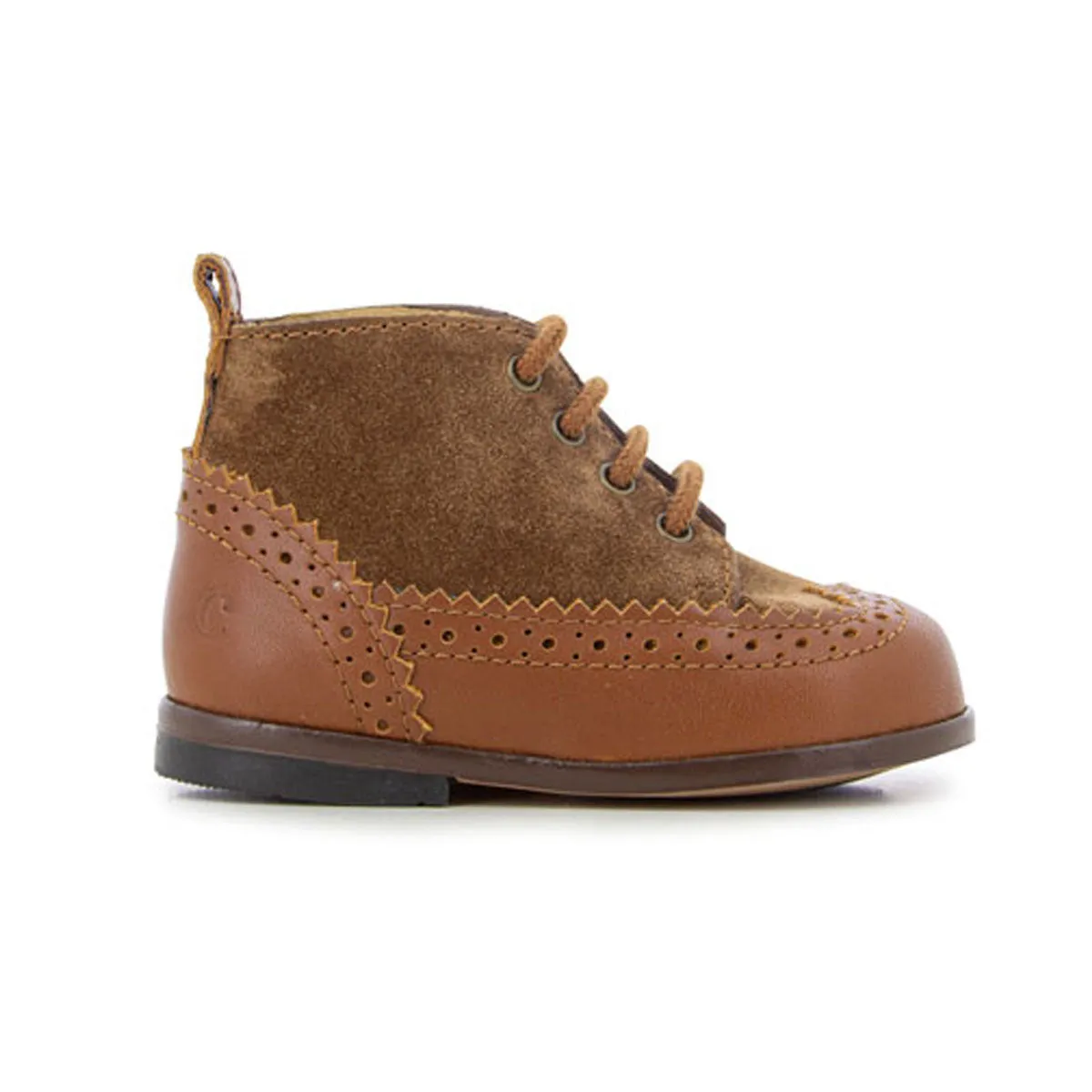 Saddle Brown Zeus Nappa-Velours Boots