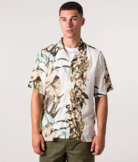 Short Sleeve Rayer Seasonal Print Shirt