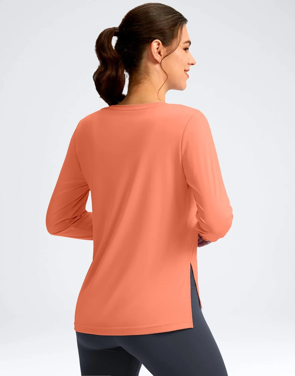 Soothfeel Women's Sun Shirts UPF 50  Long Sleeve UV Protection Workout Hiking Tops Lightweight Quick Dry SPF Outdoor Shirt