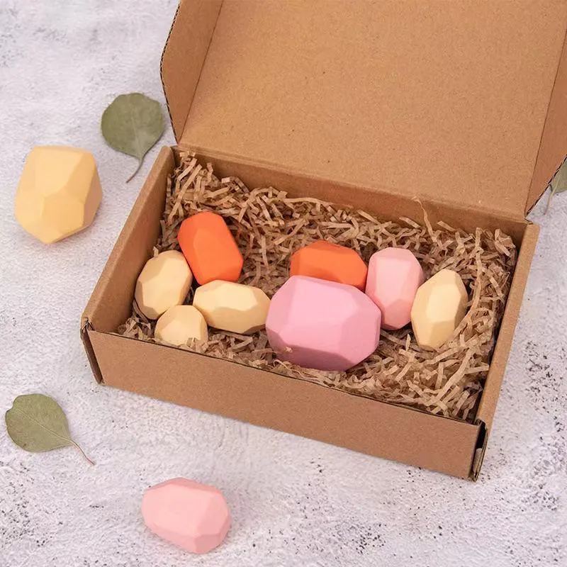 Stacking Pebbles Toy | 10 pcs