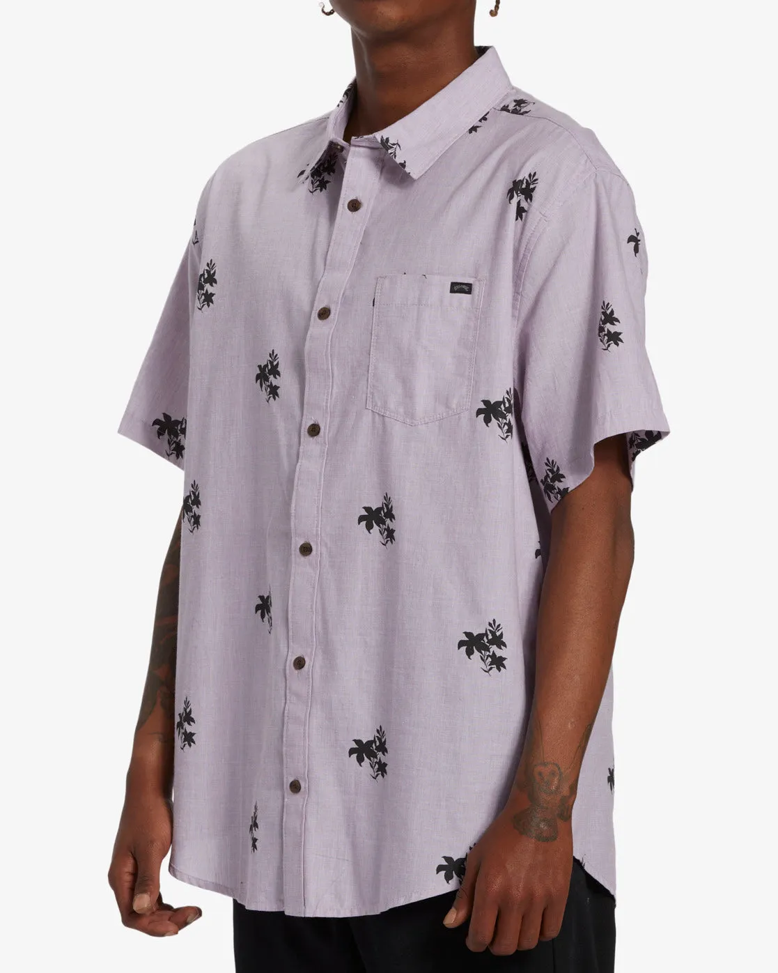 Sundays Mini Short Sleeve Shirt - Plum