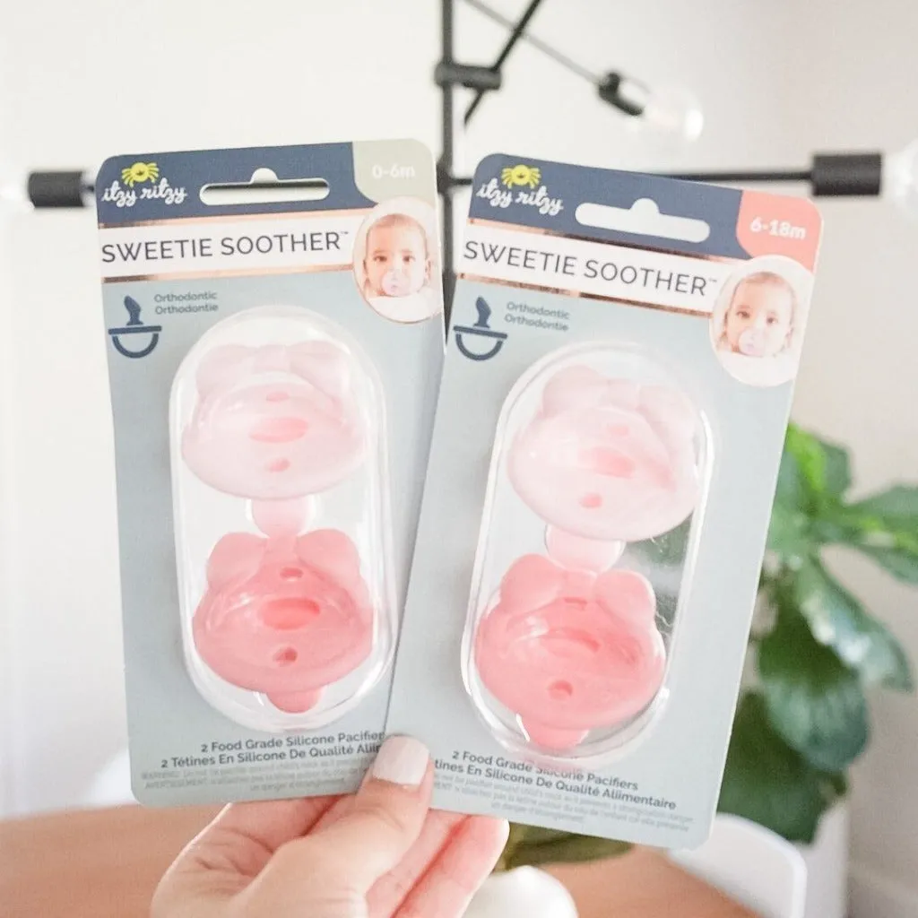 Sweetie Soother™ Orthodontic Silicone Pacifier 6-18M
