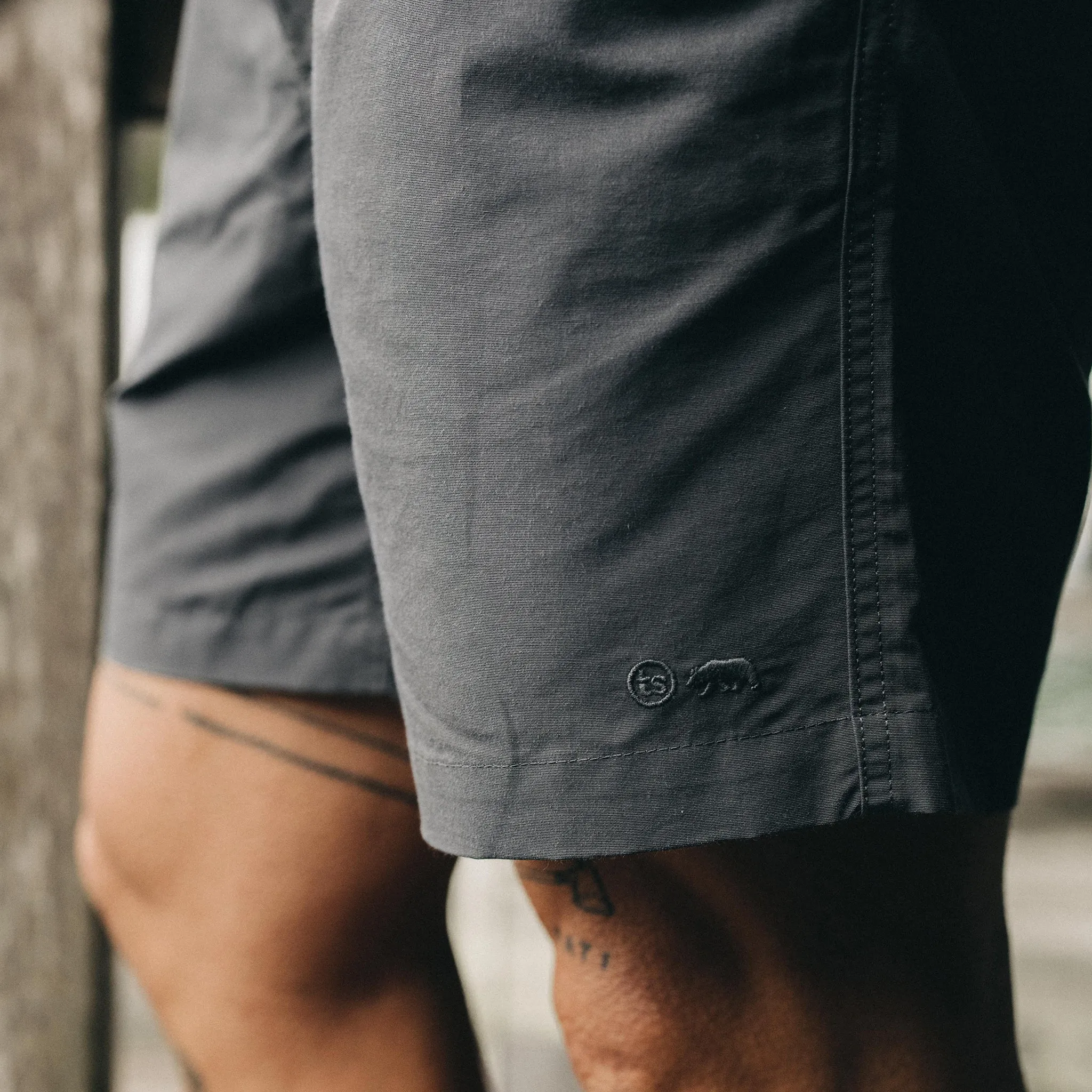 The Apres Short in Granite Sixty Forty