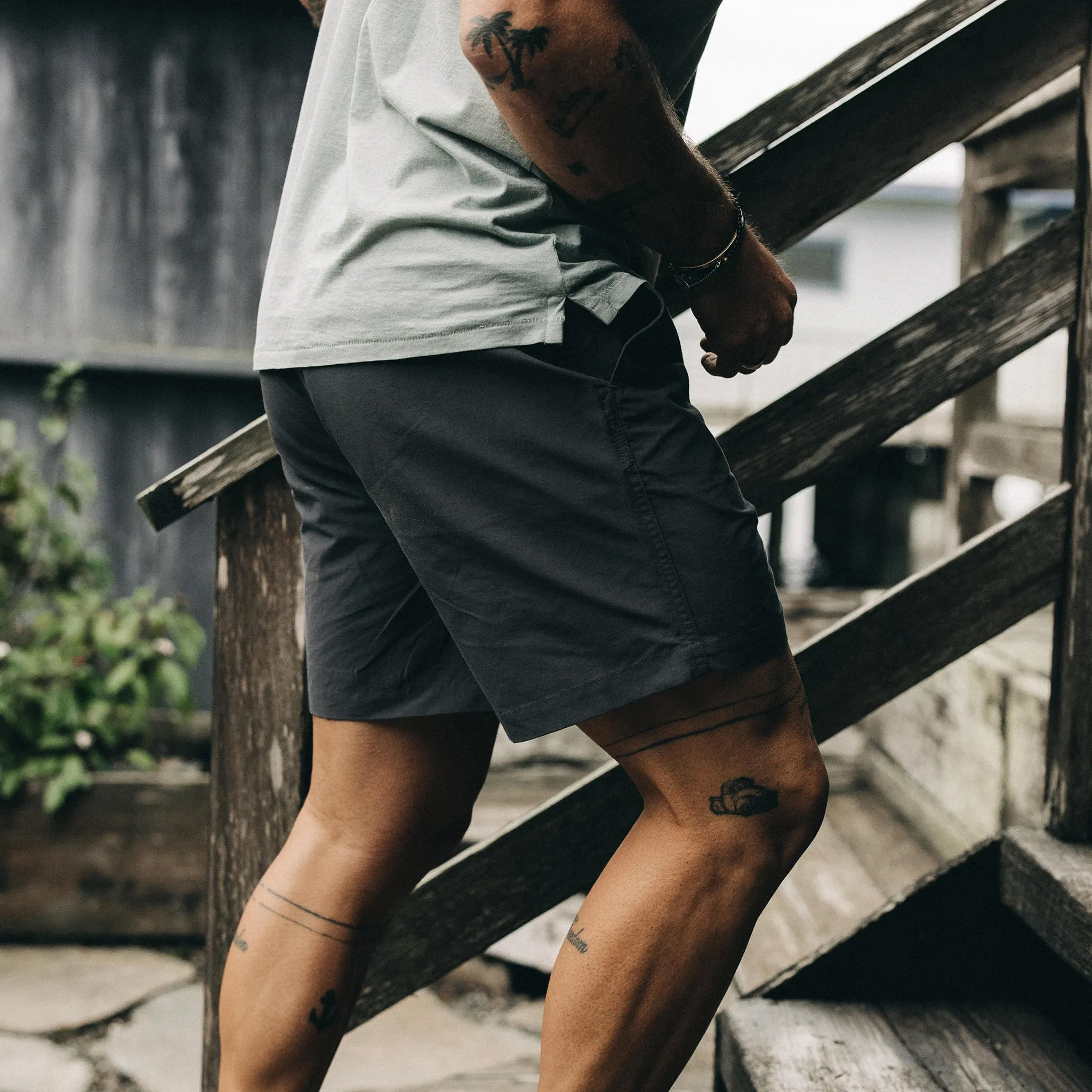 The Apres Short in Granite Sixty Forty