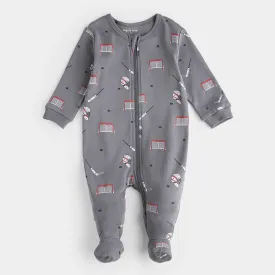 The Hockey Gear Sleeper - Blue Dusty - BABY