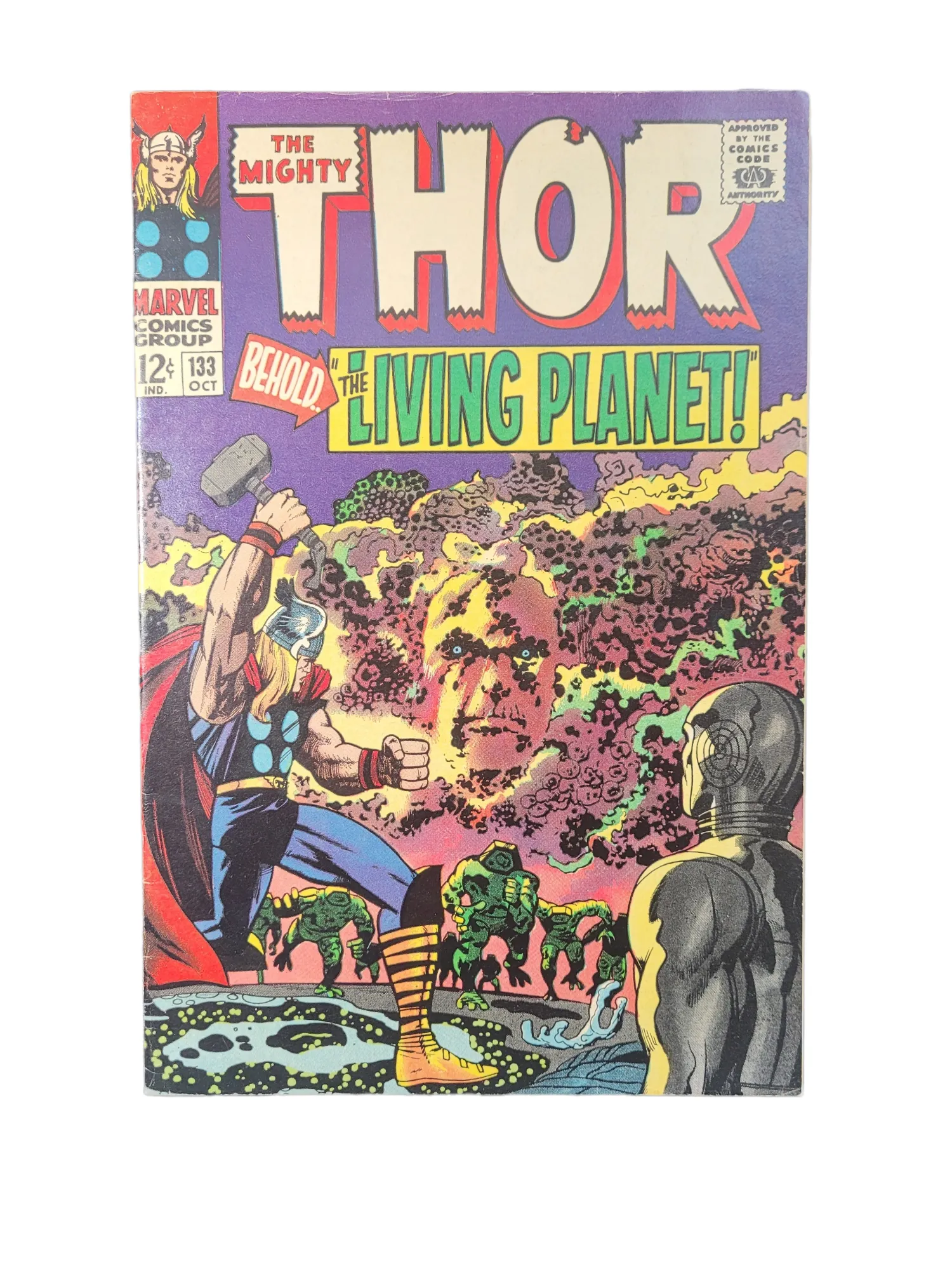 The Mighty Thor 133 1st app of Ego, Count Tagar and Multiple unnamed Valkyries (1966)