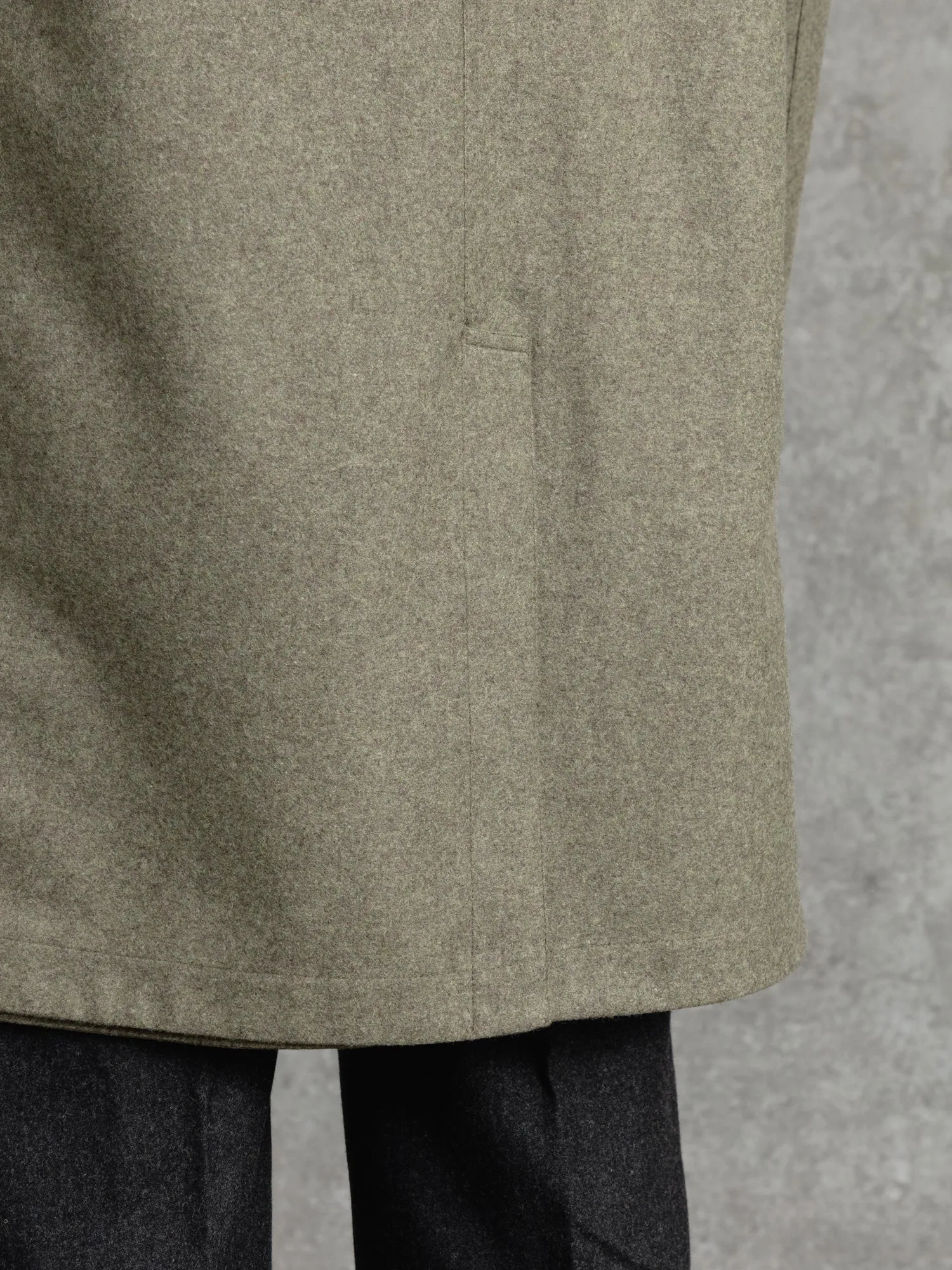 The Reversible Drizzle Mac - Willow/Olive