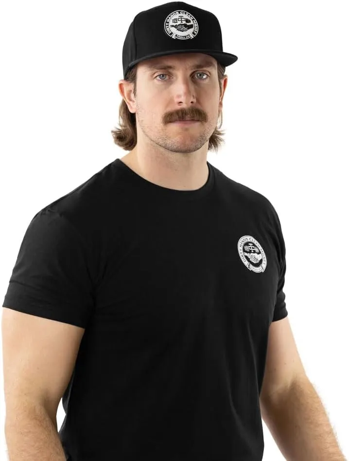 TROLL CO. CLOTHING Dirty Hands Clean Money Meshback Hat - Black, Adjustable Snapback, Curved Brim, One Size Fits Most