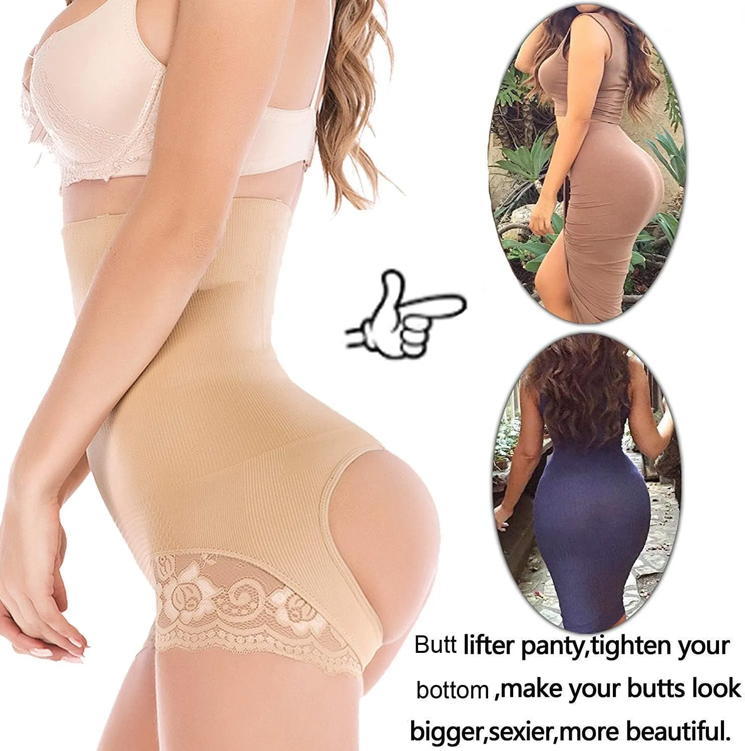 Tummy Control Thong Shapewear for Women 328 Waist Cincher Girdle Slimmer Sexy Thong Panty Shapewear