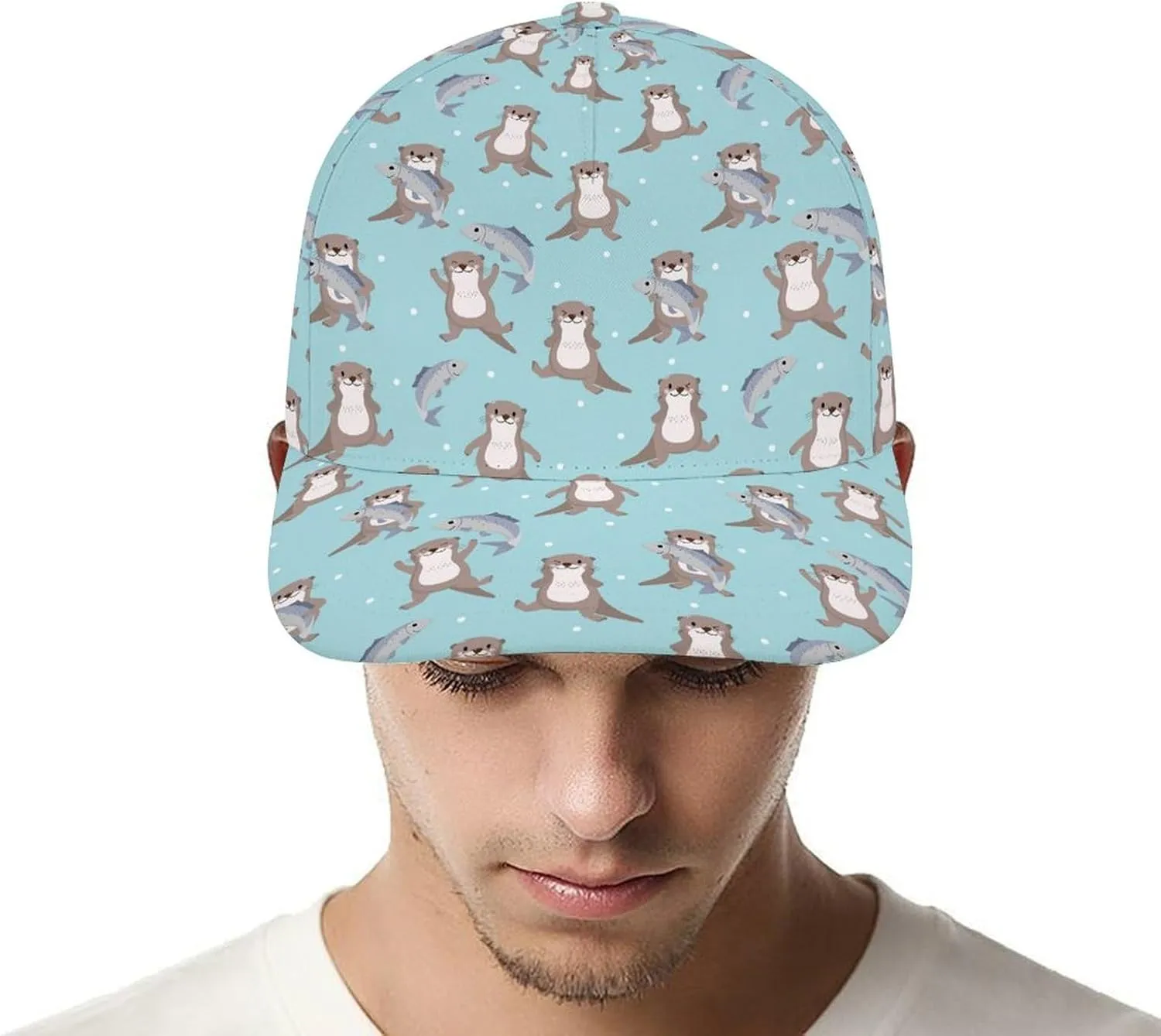 Unisex Snapback Baseball Cap Cool Hip Hop Hat for Outdoor Activities