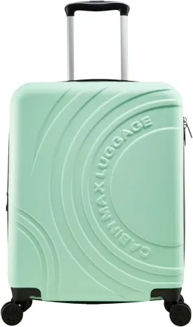 Velocity 55x40x20cm (22x16x8) Expandable Suitcase 4 Wheel Luggage Cabin Bags Suitable for Ryanair, Easyjet, Jet 2 Paid Carry On (Mint Green)