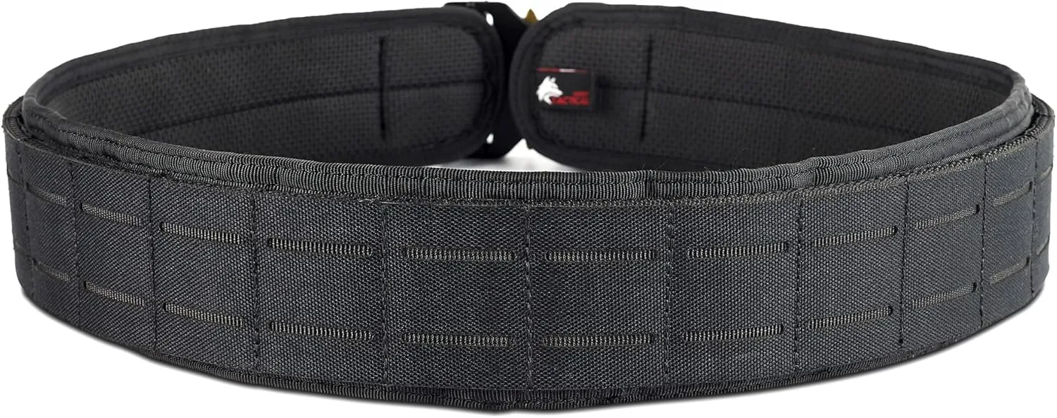 WOLF TACTICAL Molle Battle Belt  War Belt Battle Belts Tactical Gun Belt Duty Belt 2 Quick-Release Combat Belt