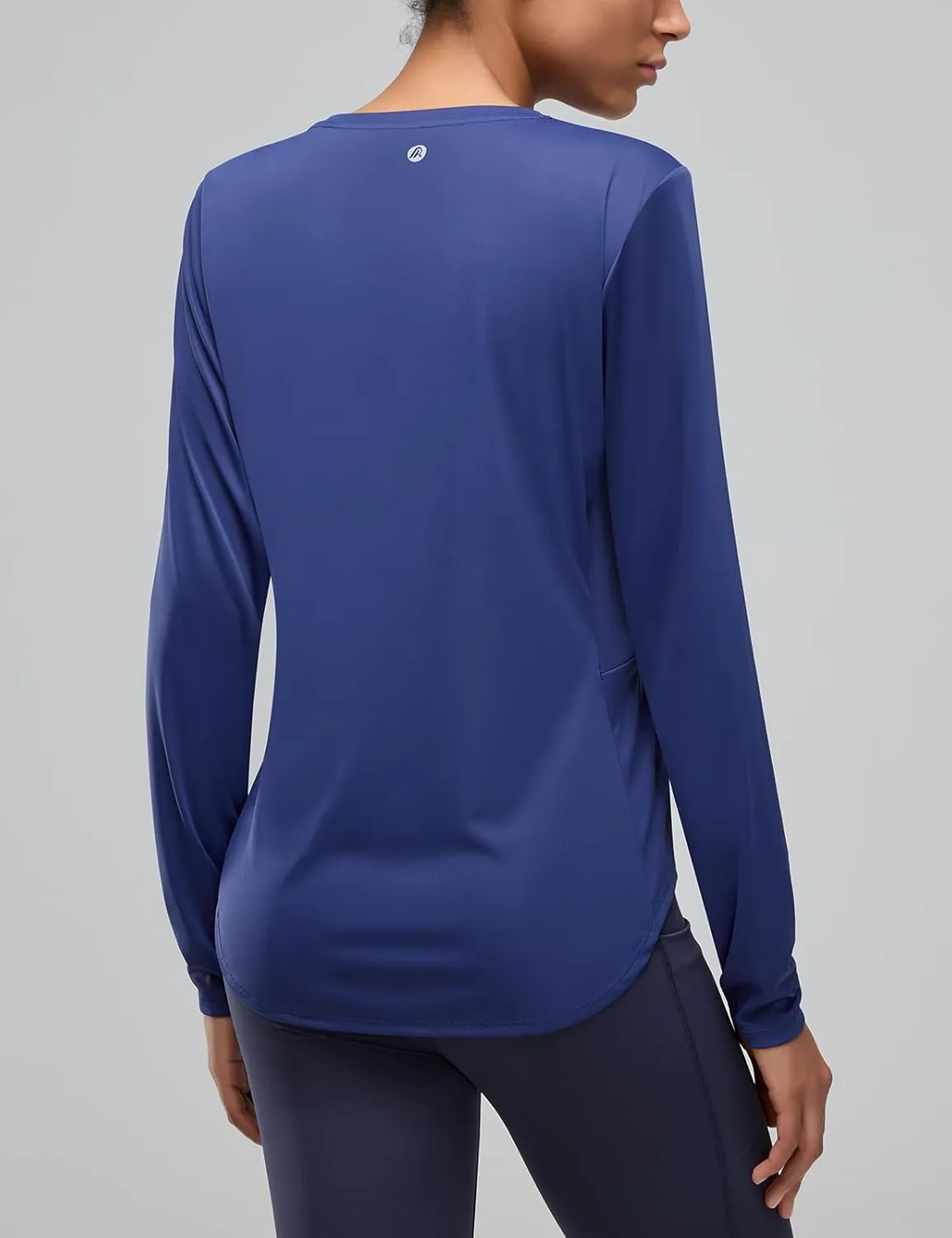 Womens Zipper Pockets Long Sleeve Rash Guard UPF 50  Sun Protection Shirts for Hiking Outdoor Workout Swim Shirt